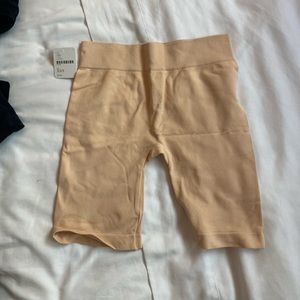 Free people biker shorts - light pink